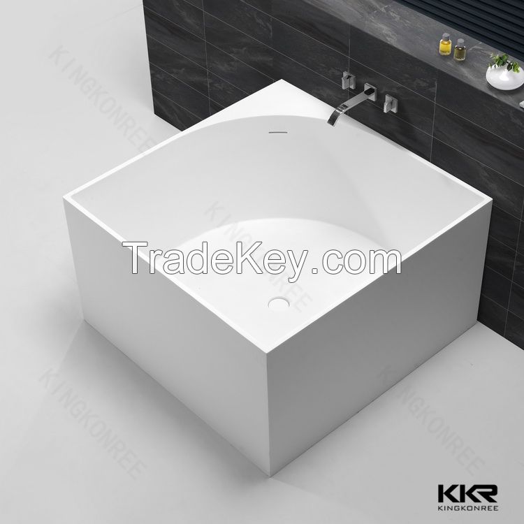 Hotel bathroom custom size square bathtubs