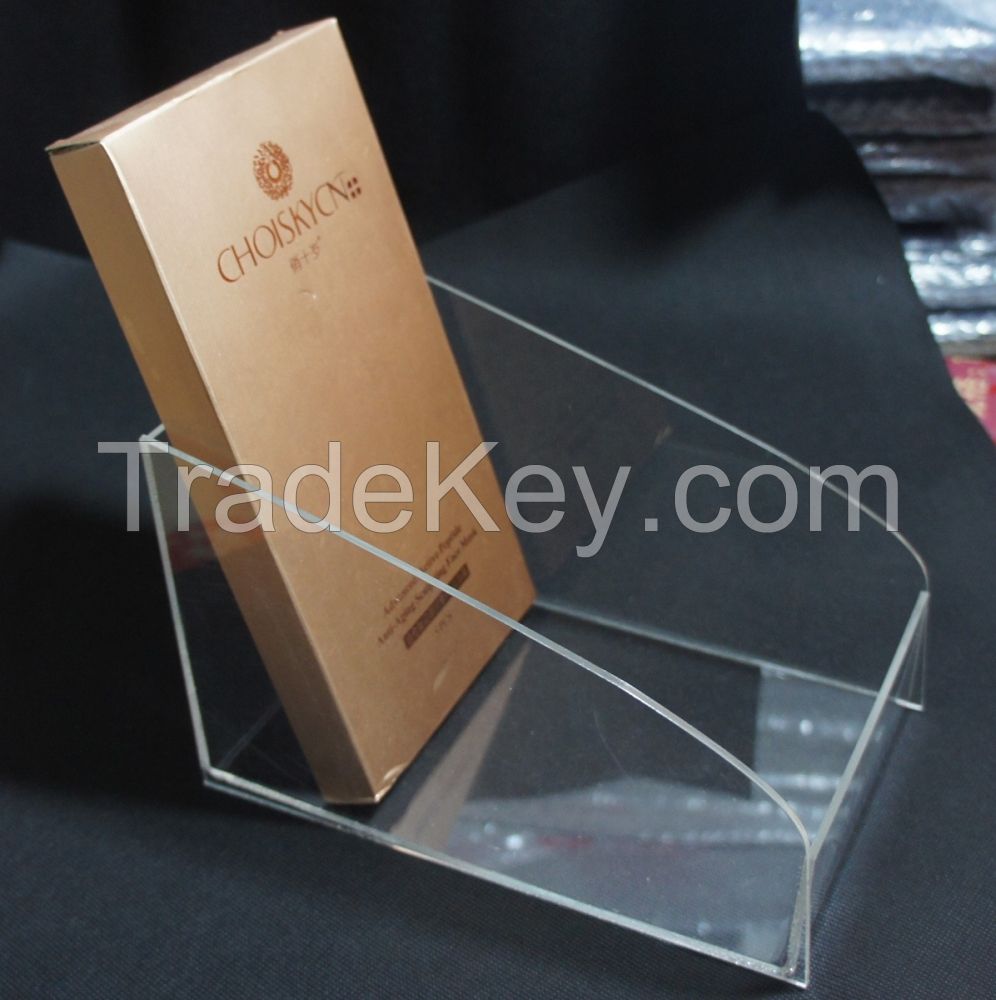 Clear customized acrylic brodhure display stand