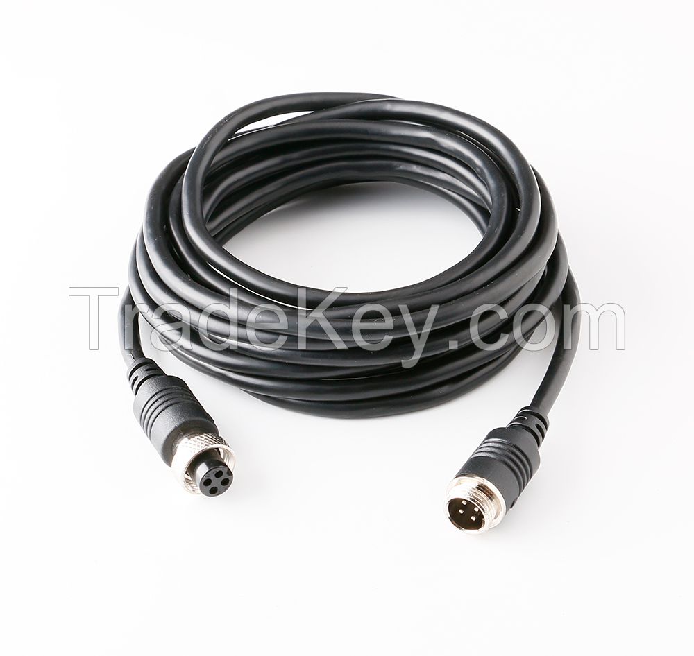 4pin Aviation Cable/bmw Cable For Car/bus Vehicle Rearview Cctv Camera System