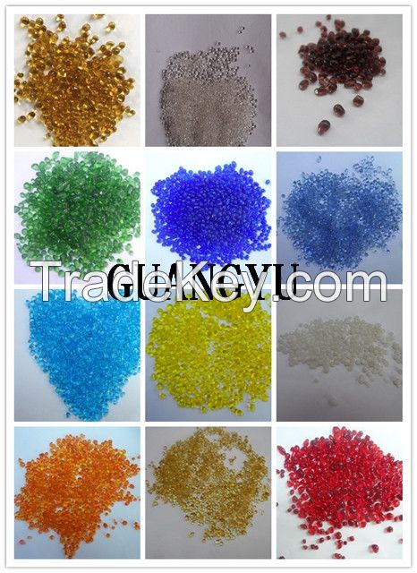 red/yellow/green/blue/orange color glass bead for decoration