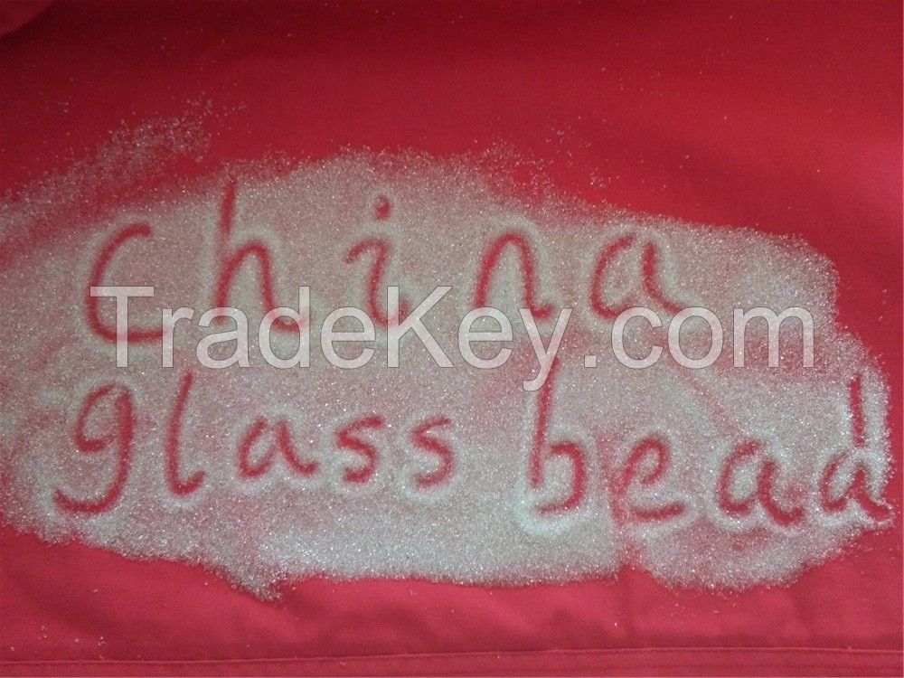 sandblasting and shot peening glass bead abrasive media for surface treatment cleaning