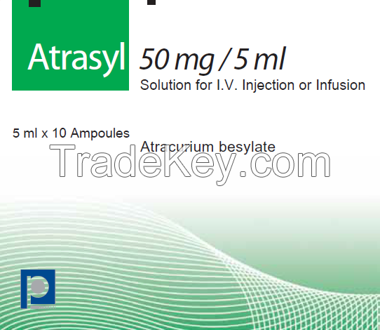 ATRASYL 50 MG/5 ML FOR SOLUTION I.V. INJECTION OR INFUSION