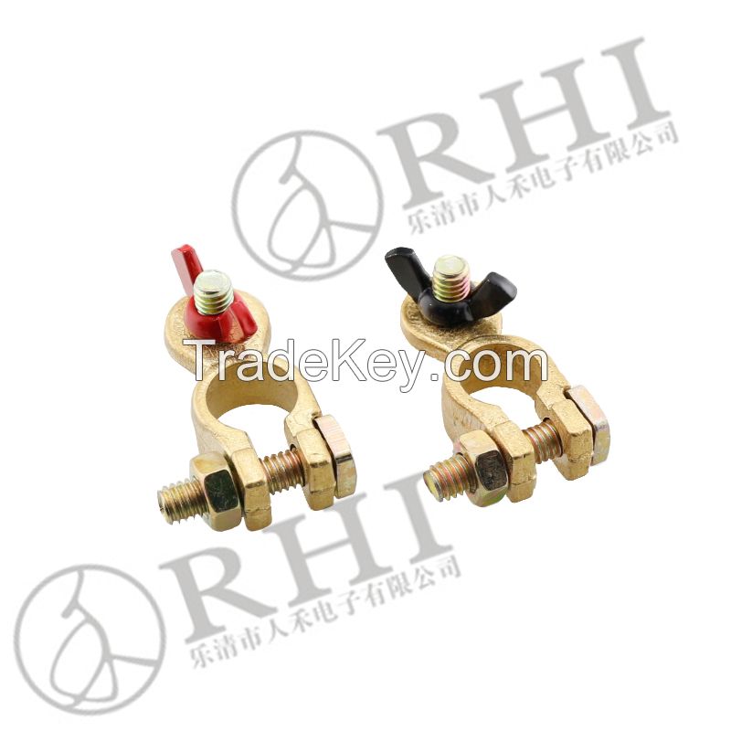 Universal car battery terminal / brass wire end terminal connector