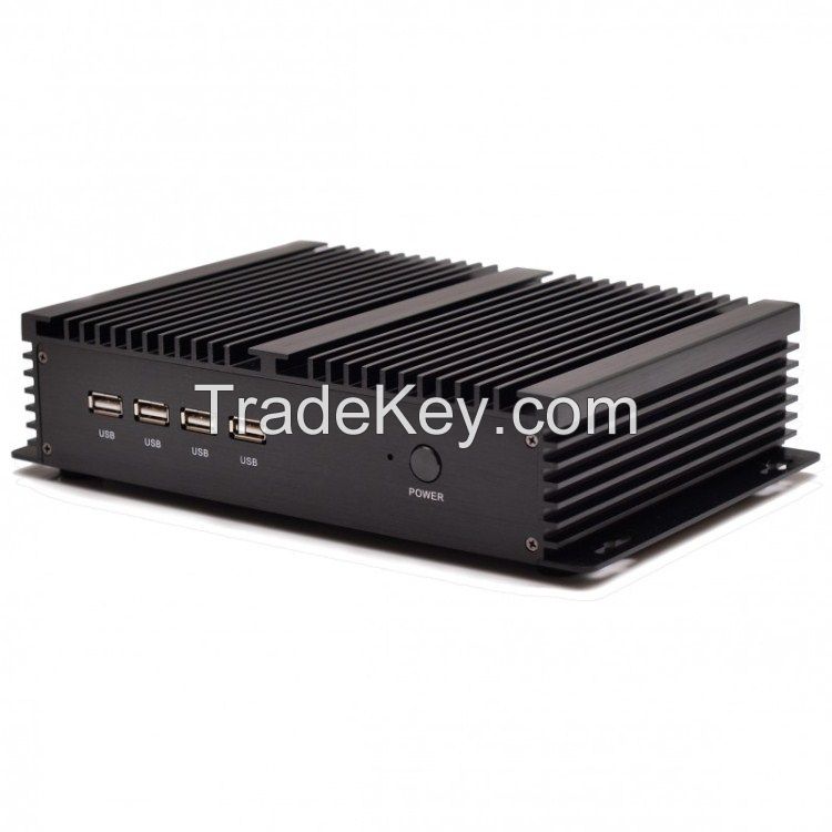 Hystou industrial fanless mini computer 1037u barebone mini pc with 4rs232 com ports dual lan