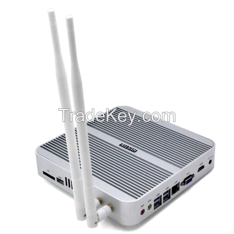 6th generation mini pc i3-6100u HTPC Intel dual core HD520 fanless mini pc