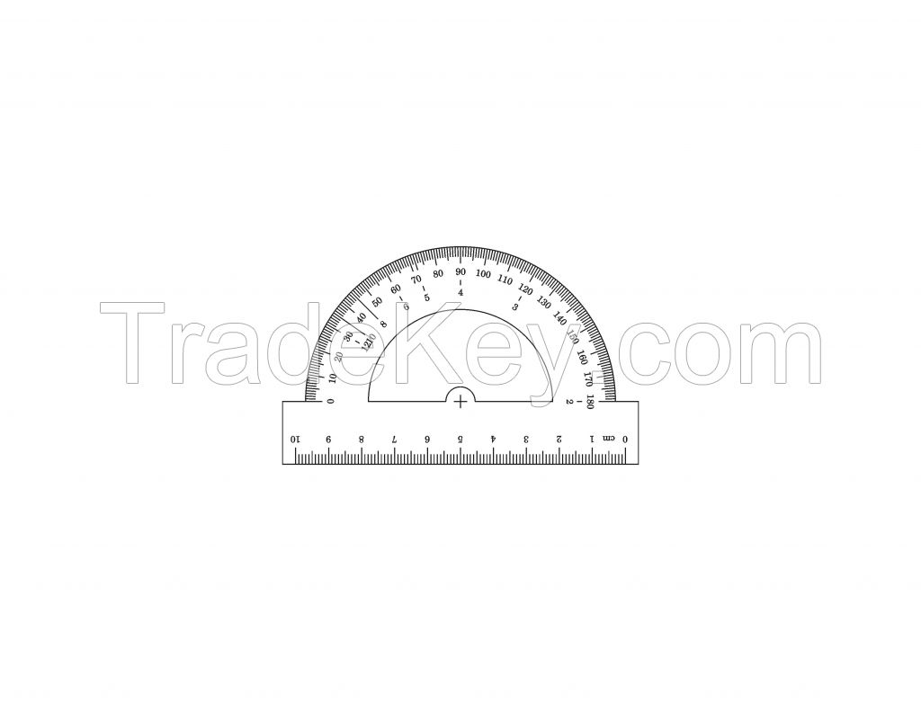 180 Degree Half Circle Protractor