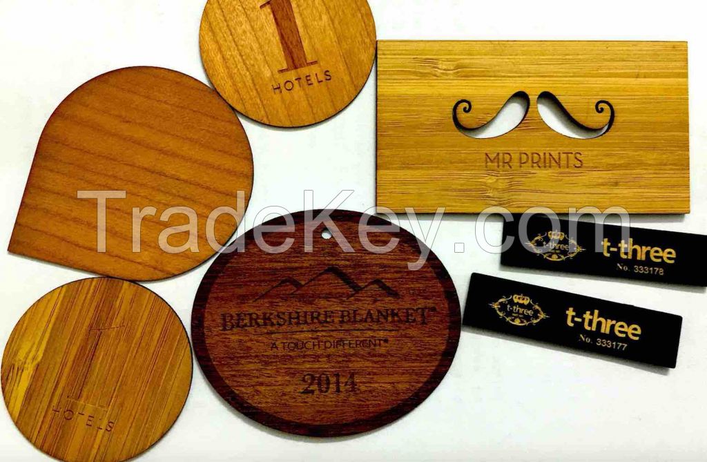 Customizable Mifare Classic Chip Wood Cards