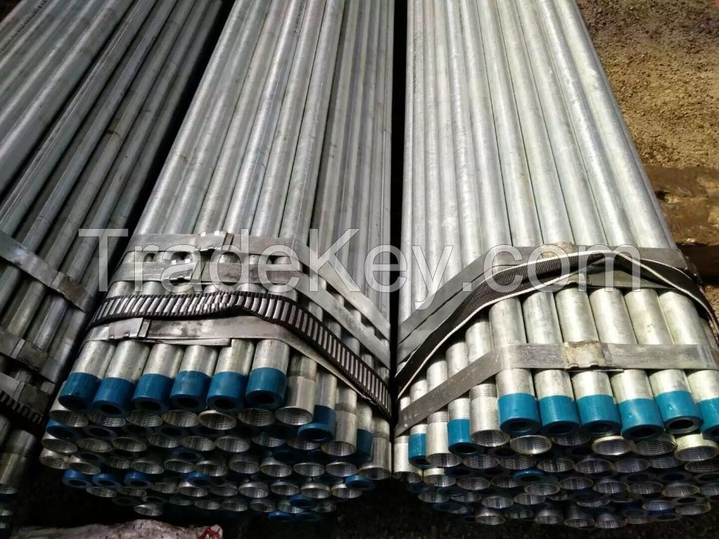 JIS G 3443 SS400 hot dip galvanized steel pipe, zinc coated round pipe for water pipe service