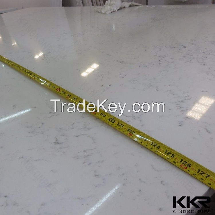 Acrylic solid surface artificial marble slab for wall cladding