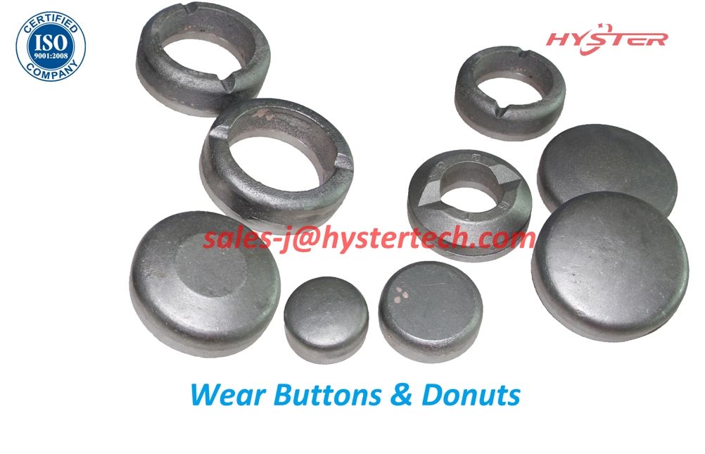 High Chrome White Iron Wear Buttons for Excavator Bucket Wear Protection