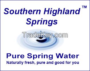 Natural pure spring water