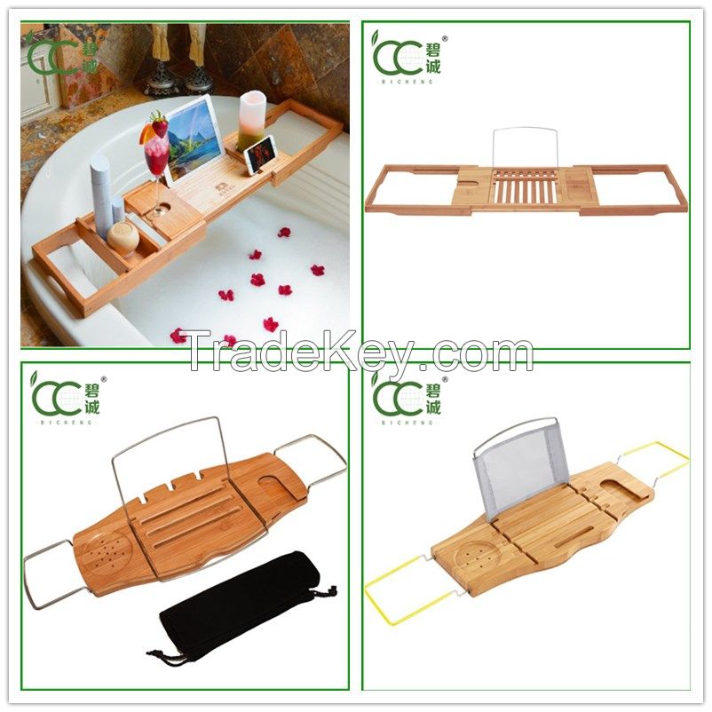 Bamboo Bathtub Caddy