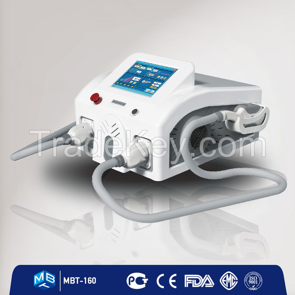 IPL RF Elight hair removal machine in MBT-laser