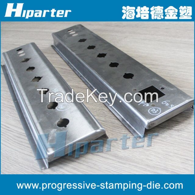 control panel stamping die, stage stamp tooling,metal stamp mould 