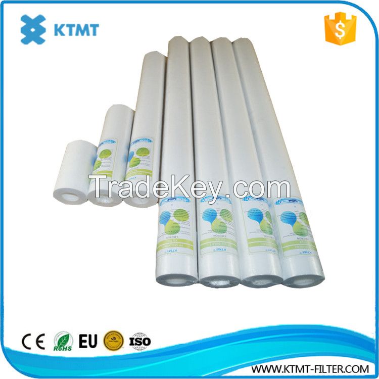 polypropylene pp melt blown sediment water filter cartridge for water filter system