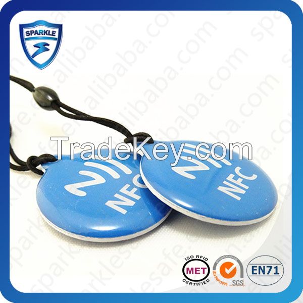 Custom epoxy, PVC NFC RFID keyfob
