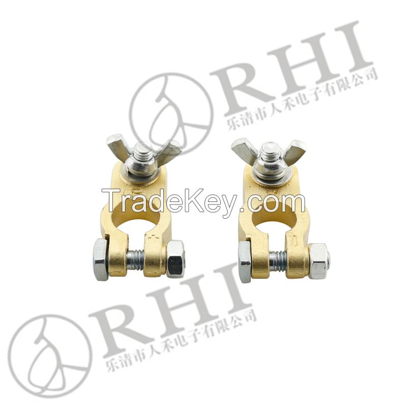 metal brass battery terminals battery clamps