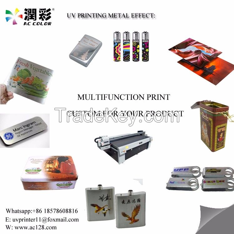 Multi Functional Large Format Label UV Flatbed Printer 2513 Applied To Advertising Signs