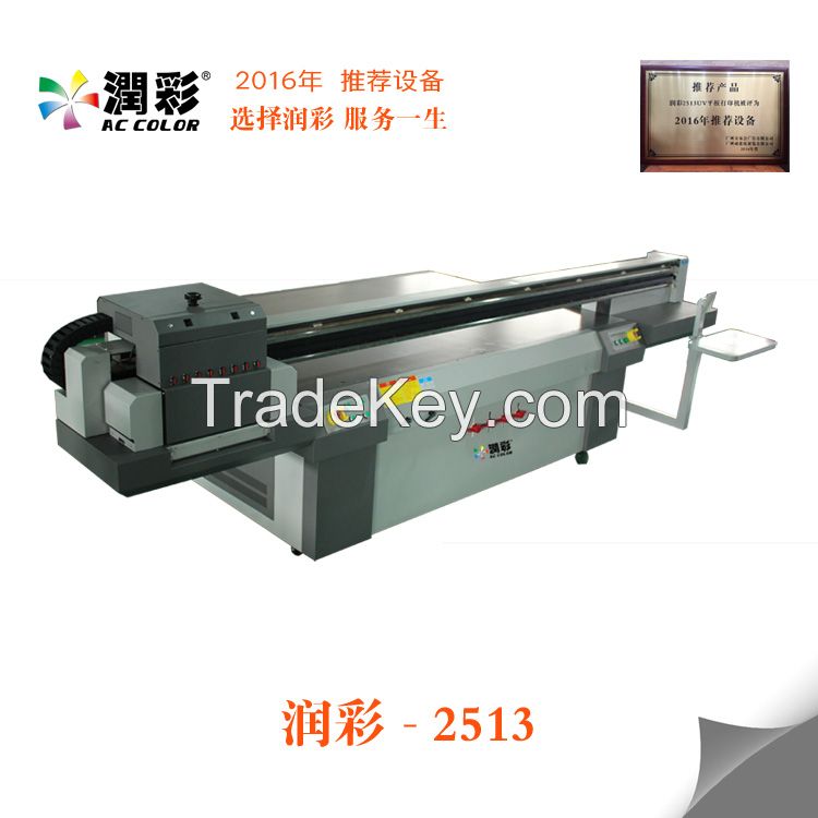 Multi Functional Large Format Label UV Flatbed Printer 2513 Applied To Advertising Signs