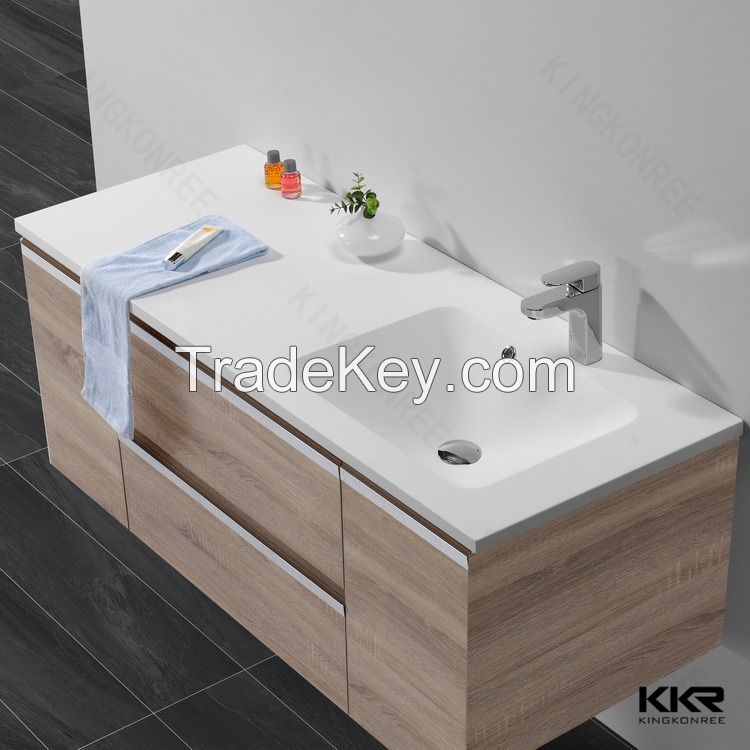 Cheap solid surface acrylic stone wash basin