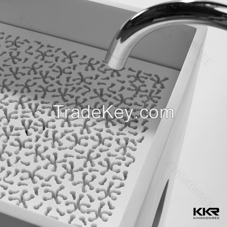 KKR made solid surface bathroom wash basin