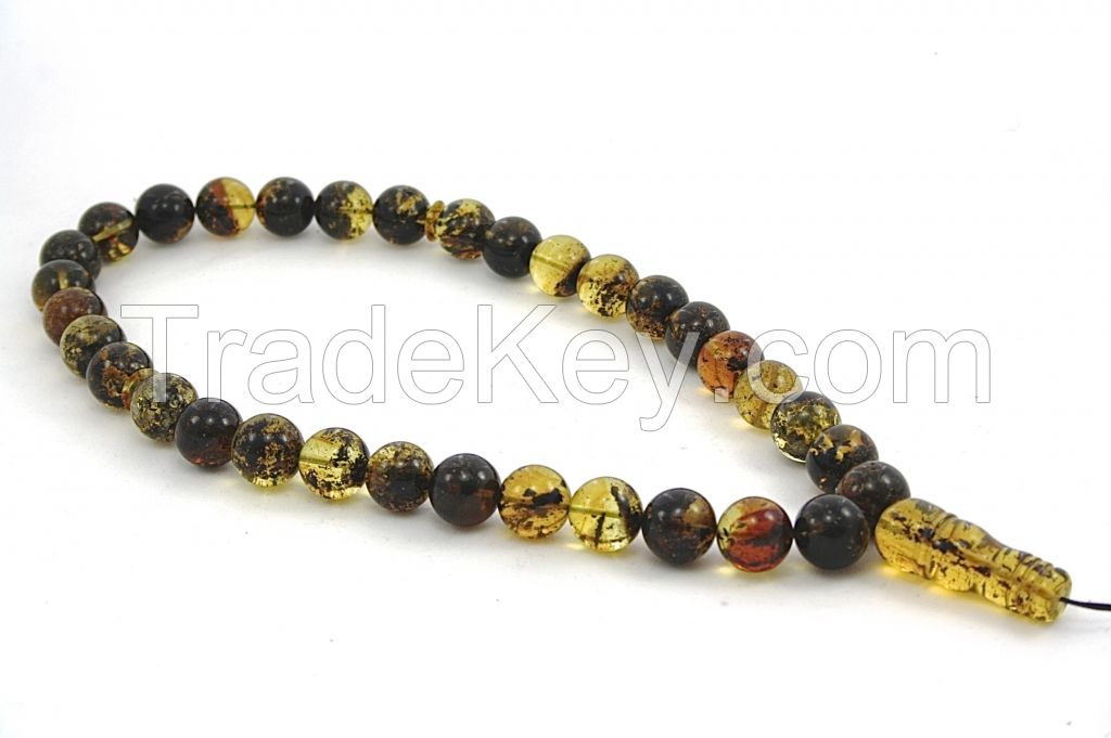 Baltic amber rosary, necklaces, bracelets