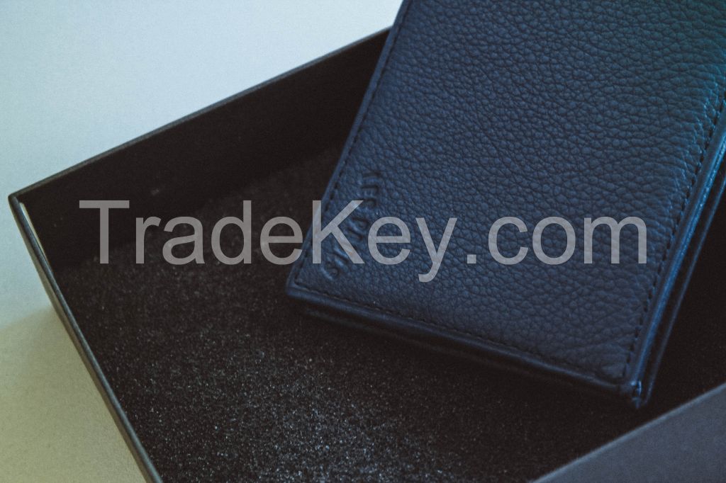 H2 Grained Leather Wallet