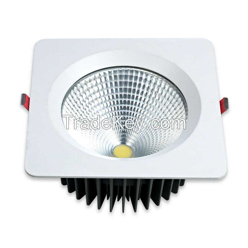 50W/60W 90lm/w square led COB downlight for project  KXT05-S