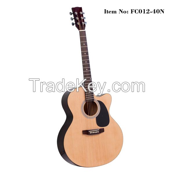6 string spruce top acoustic guitar