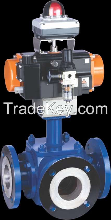 Pneucon Globe 3 Way Valve