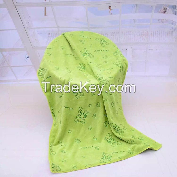 Microfiber bath towel