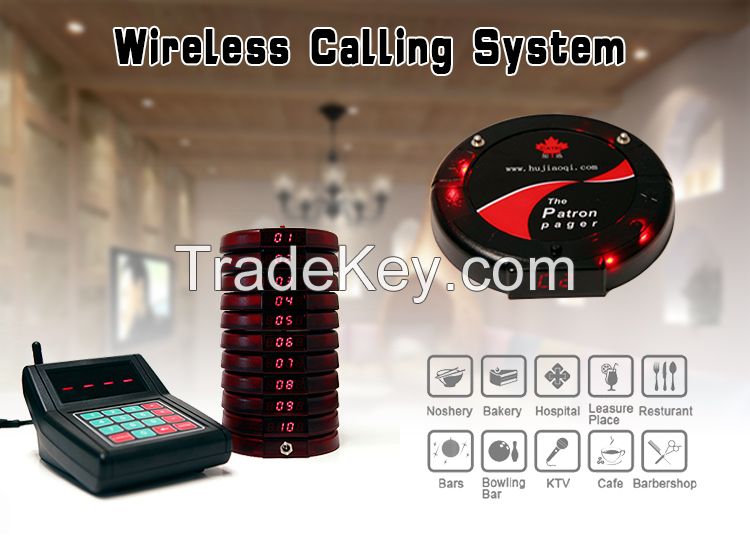 Calling System For Restaurant Or Cafe / Wireless Pagers