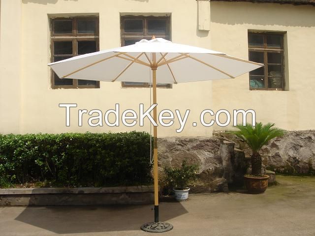 wood patio umbrellas