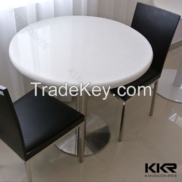 artificial marble dining table solid surface table top