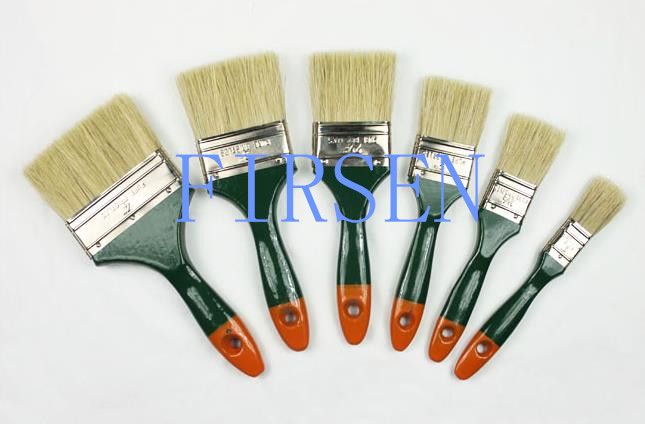 Varnished Wooden Handle Paint Brush