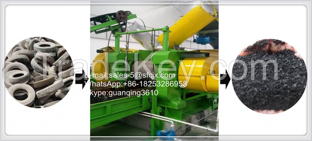 Automatic Waste Tyre Recycling Line to Rubber Powder