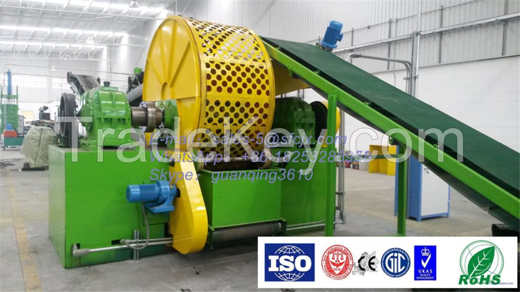 Zps-1200 Tire Shredder for Waste Tires Recycling