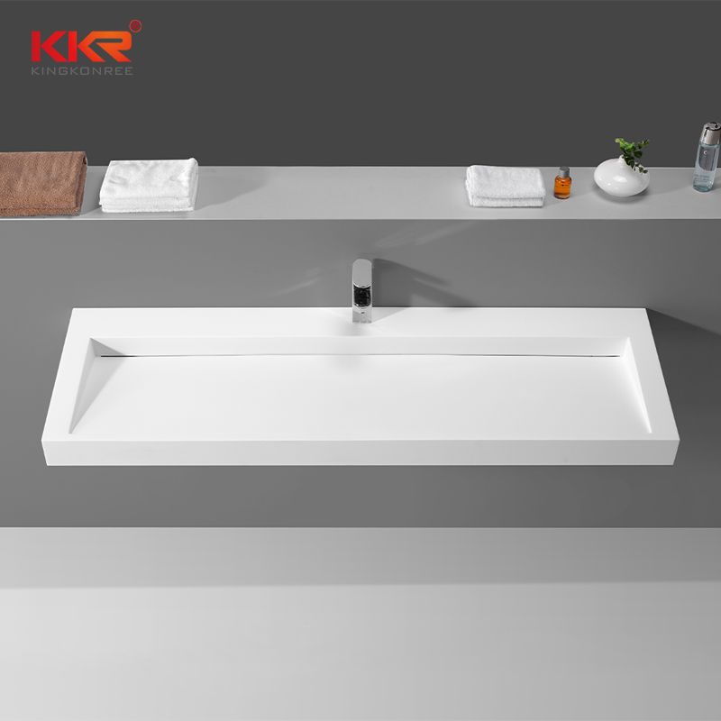 new design acrylic solid surface bathroom basin