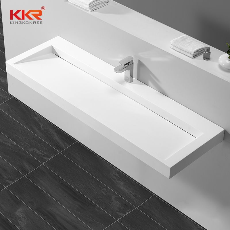 new design acrylic solid surface bathroom basin