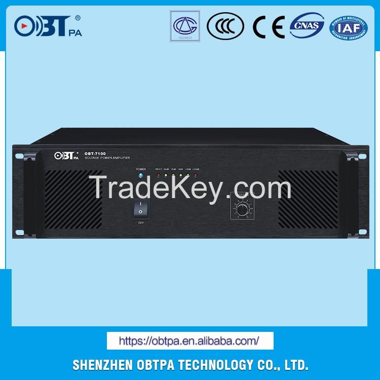 OBT-7100 wholesale 1000W 4 channels pa power amplifier audio amplifier professional amplifier