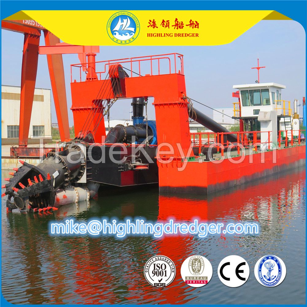 2500CBM hydraulic cutter suction dredger for sale