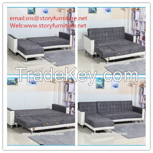 Long Sectional Living Room  Sofa Bed