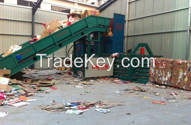 Straw baler, waste paper baler, plastic baler, pet bottle baler, packing machine