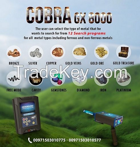 Cobra GX 8000-Best and Most Advanced Metal Detector 