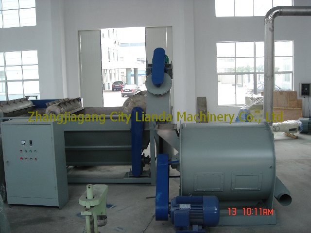 waste plastic film crushing , washing , drying equipment