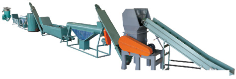 PET bottle flakes recycling washing cleaning equipment
