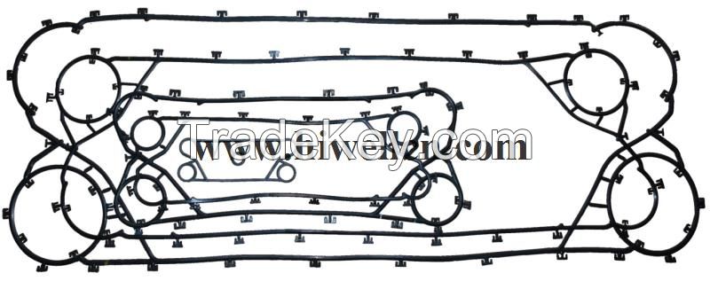 Semi-welded plate heat exchanger