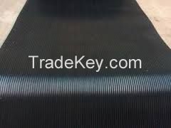 3mm Black Fine Rib Rubber Mat