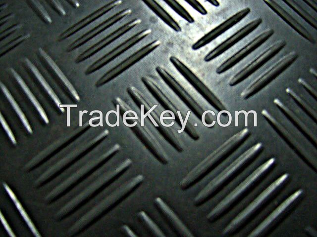 3mm Black Checker Rubber Mat
