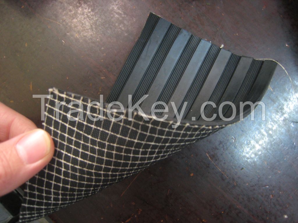 3mm Black Mix Ribbed Rubber Mat